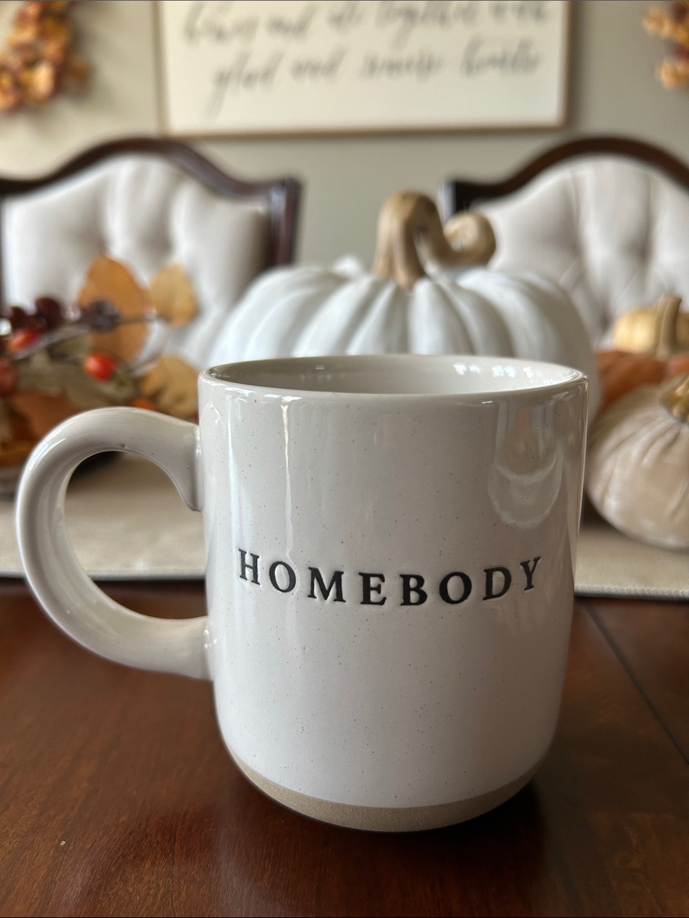 White Ceramic Coffee Mug - Classic Stoneware